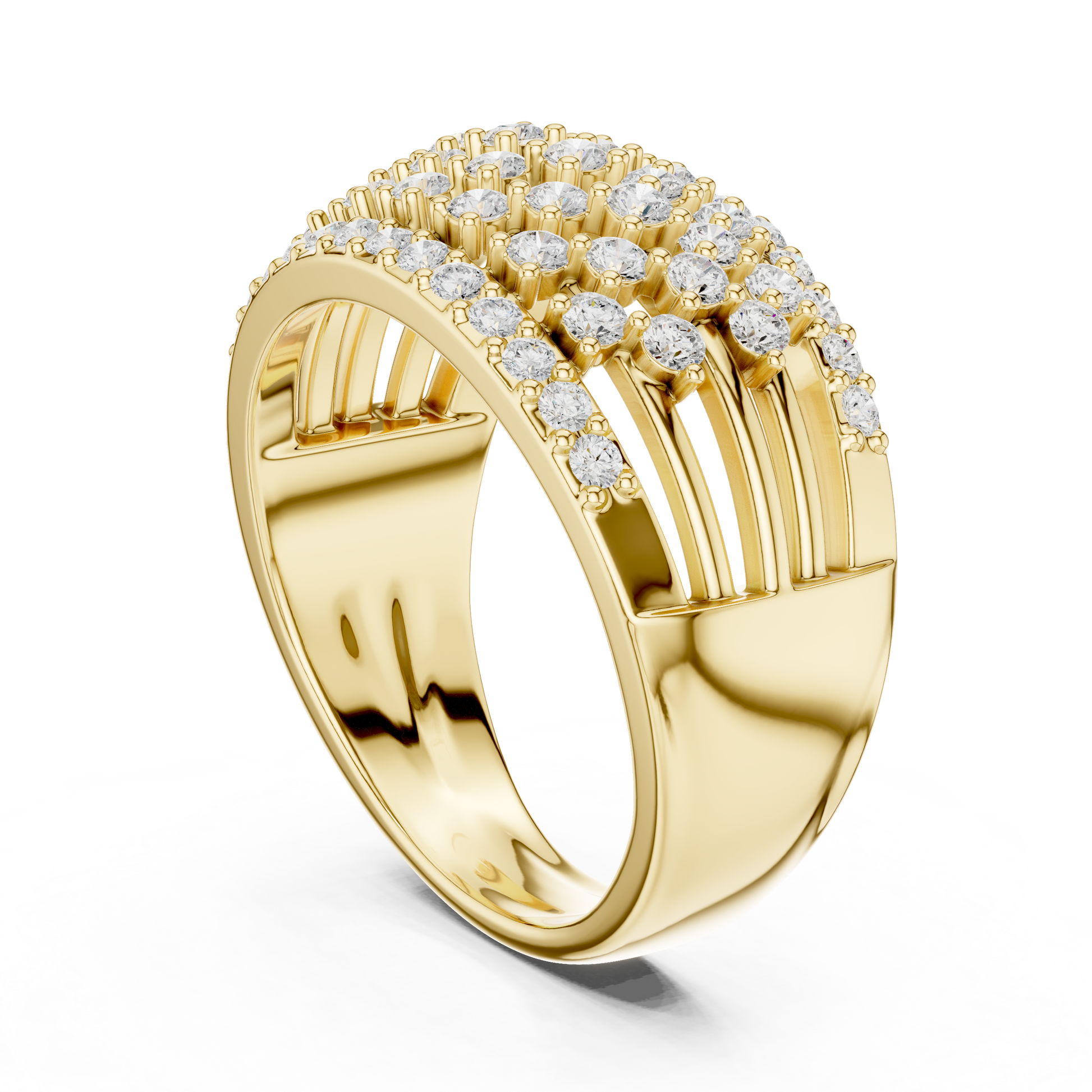 Round Halo Lab Grown Diamond Ring