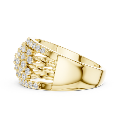 Round Halo Lab Grown Diamond Ring