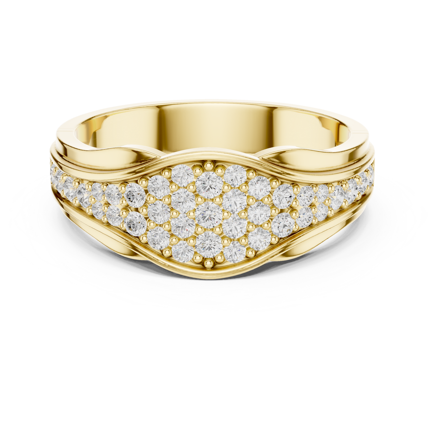 Round Halo Lab Grown Diamond Ring