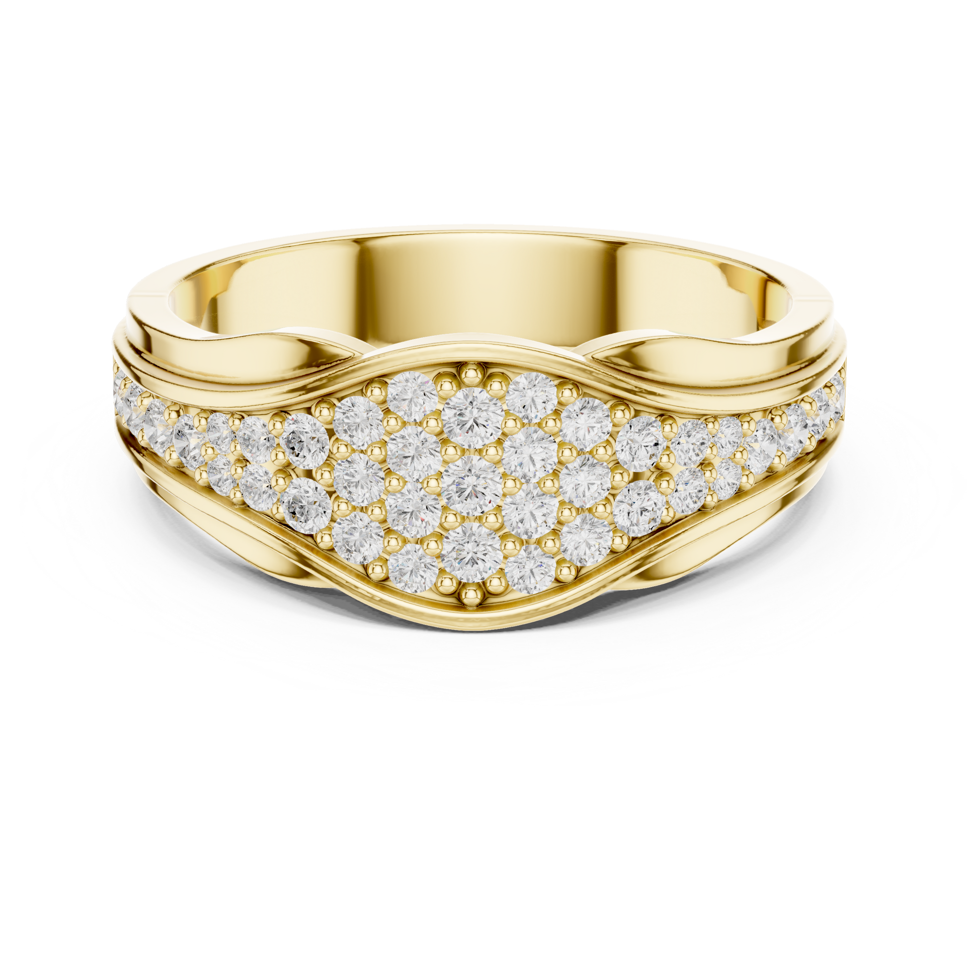 Round Halo Lab Grown Diamond Ring