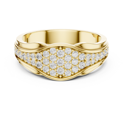 Round Halo Lab Grown Diamond Ring