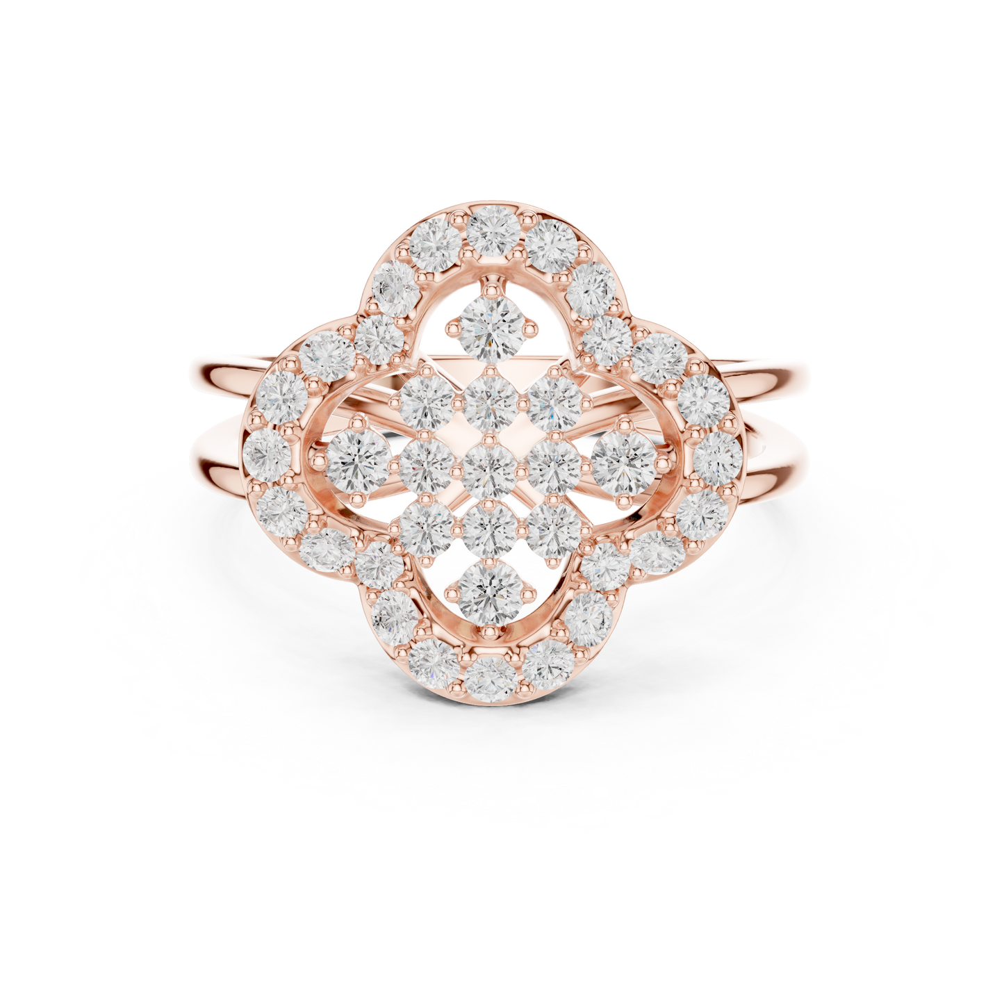 Round Halo Lab Grown Diamond Ring