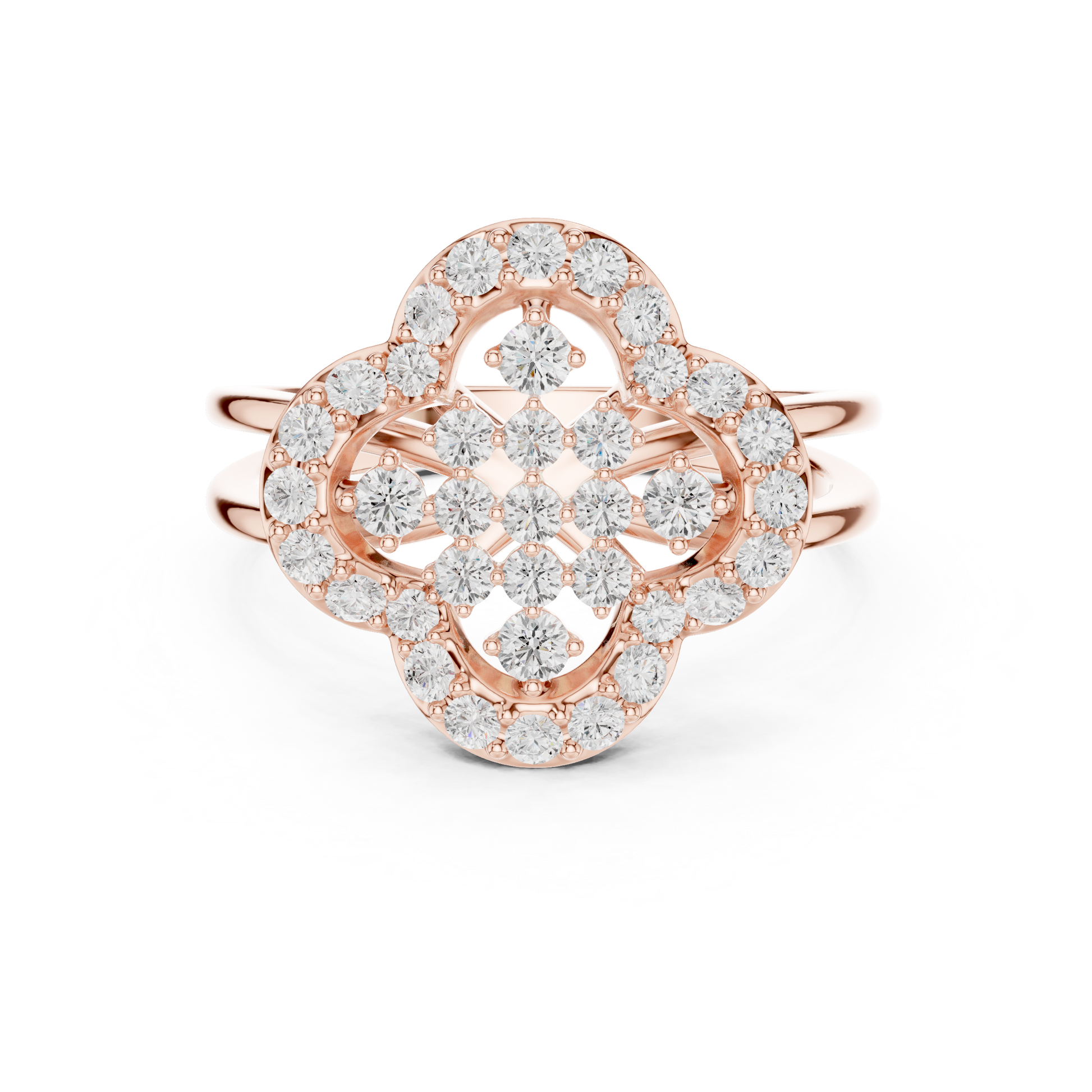 Round Halo Lab Grown Diamond Ring
