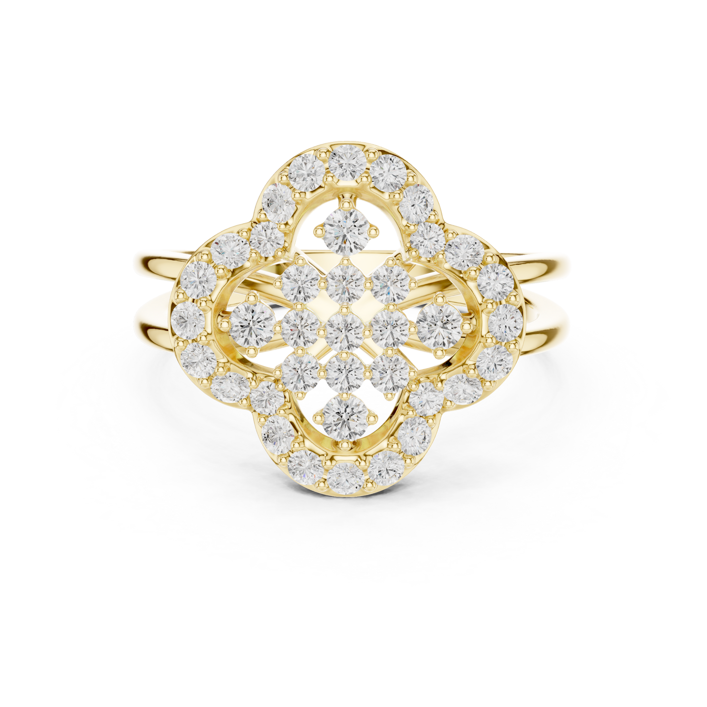 Round Halo Lab Grown Diamond Ring