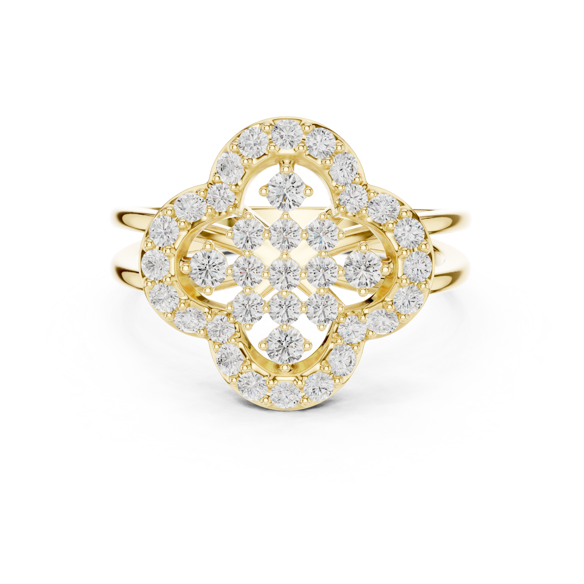 Round Halo Lab Grown Diamond Ring