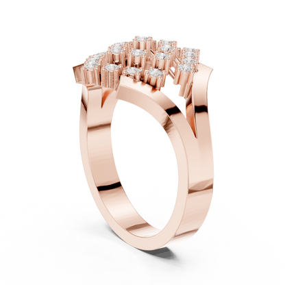 Round Halo Lab Grown Diamond Ring