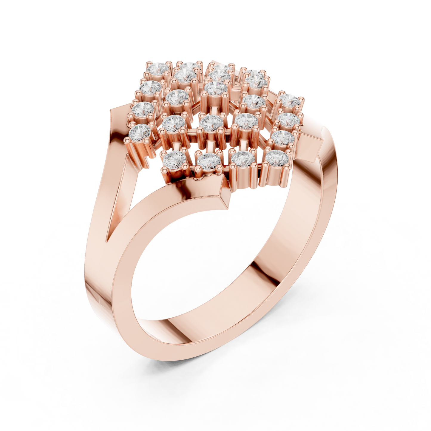 Round Halo Lab Grown Diamond Ring