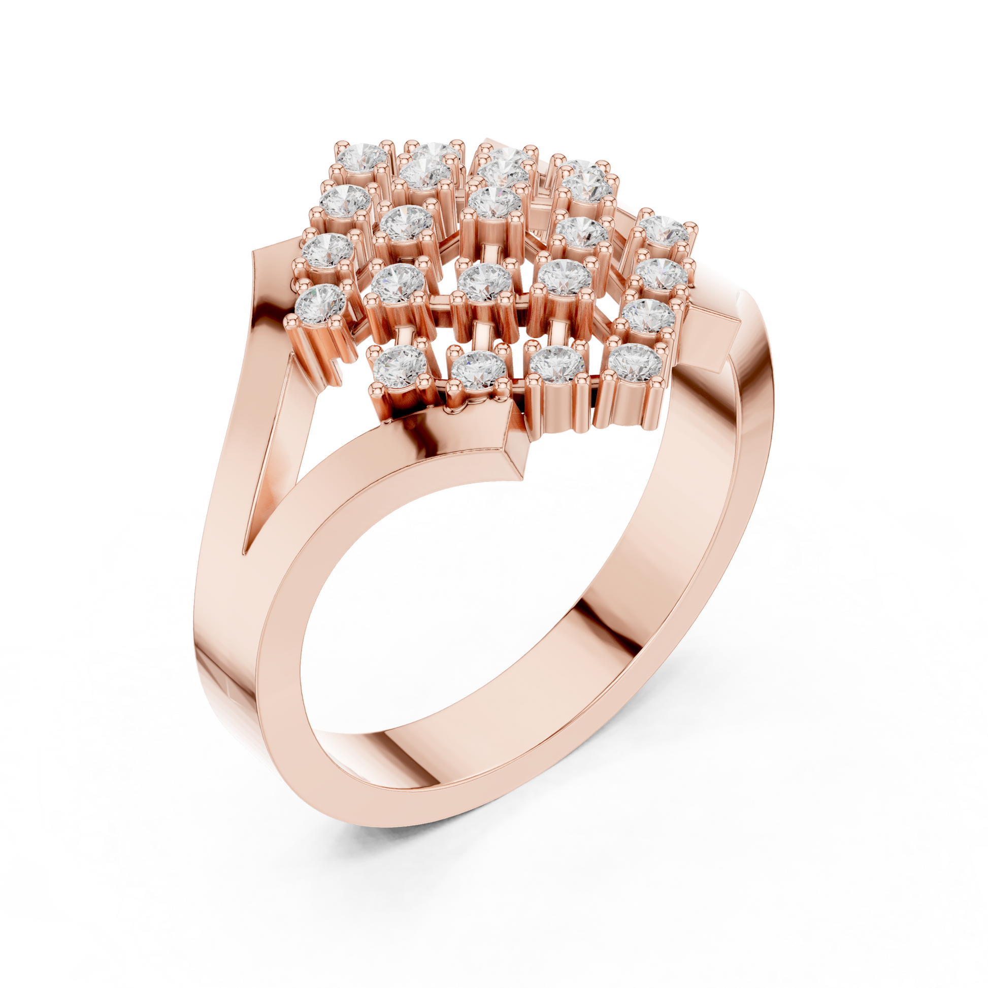 Round Halo Lab Grown Diamond Ring