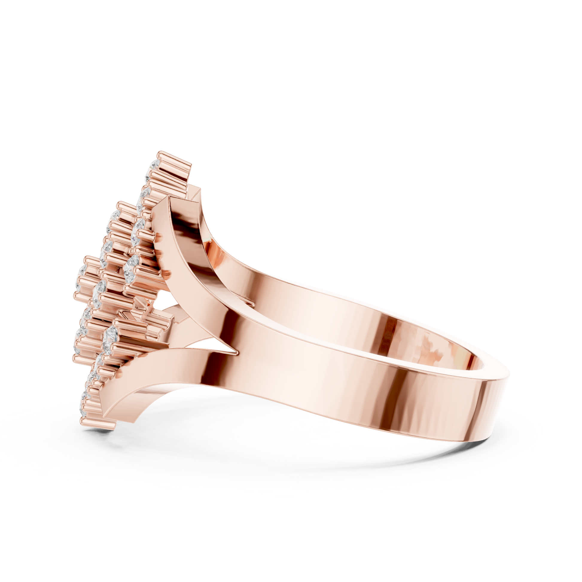 Round Halo Lab Grown Diamond Ring
