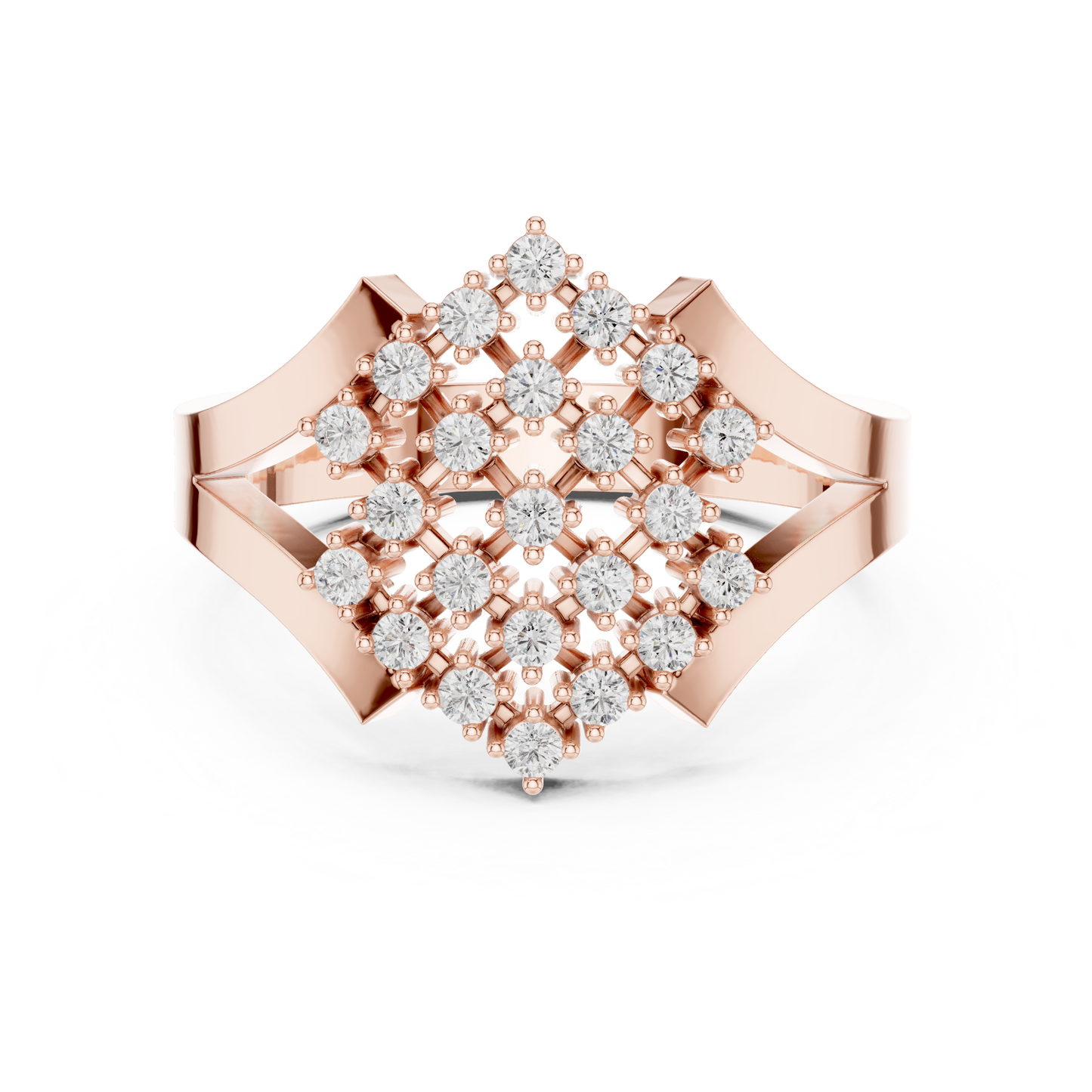 Round Halo Lab Grown Diamond Ring