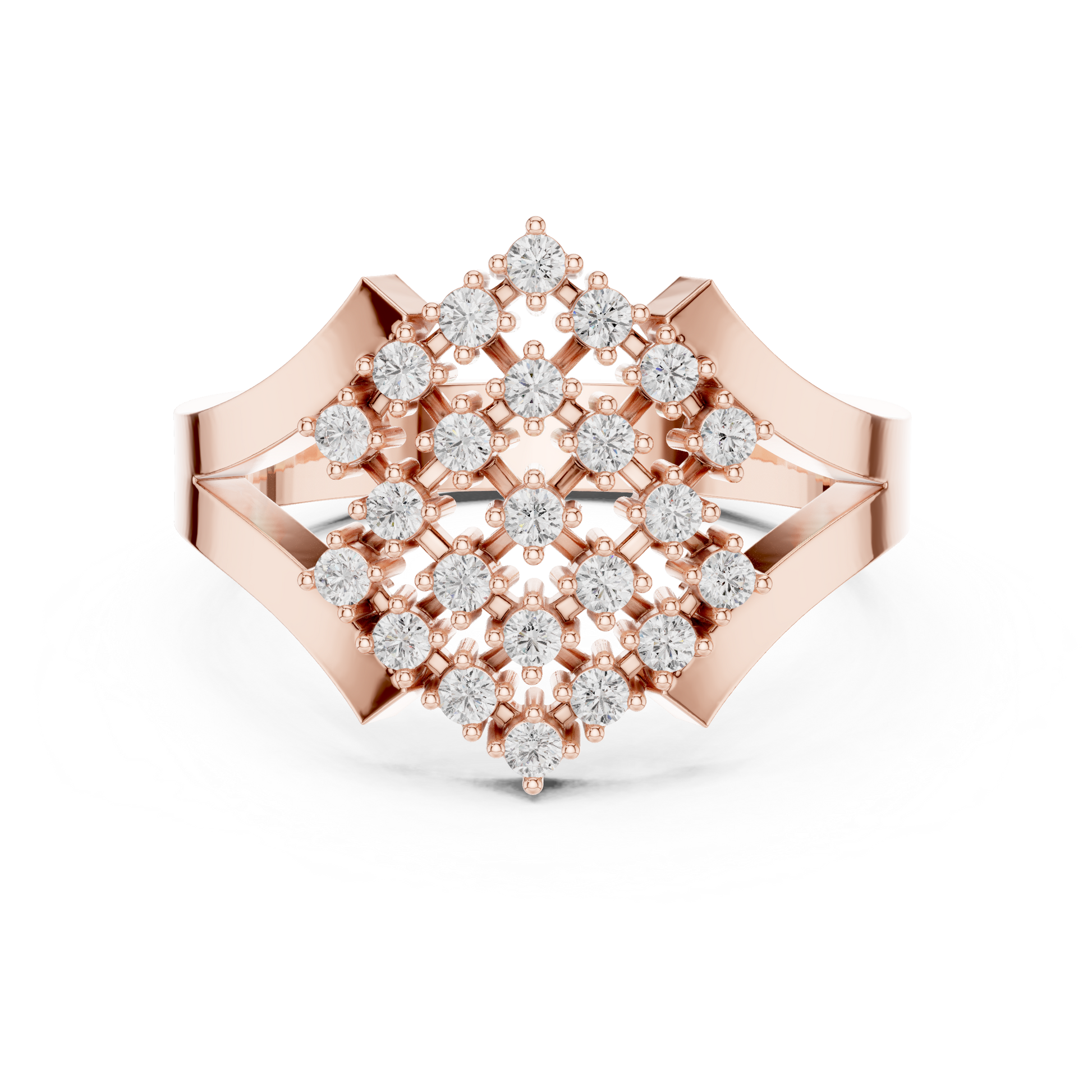 Round Halo Lab Grown Diamond Ring