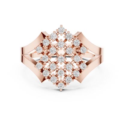 Round Halo Lab Grown Diamond Ring