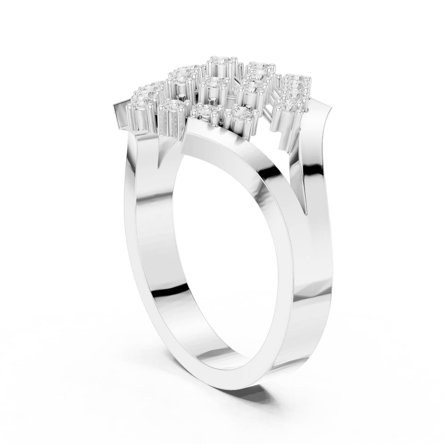 Round Halo Lab Grown Diamond Ring