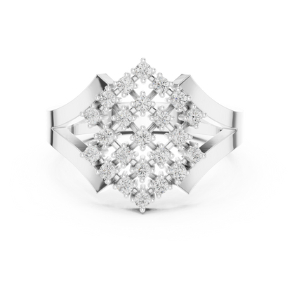 Round Halo Lab Grown Diamond Ring