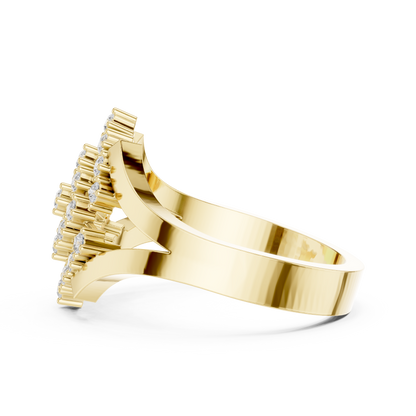 Round Halo Lab Grown Diamond Ring