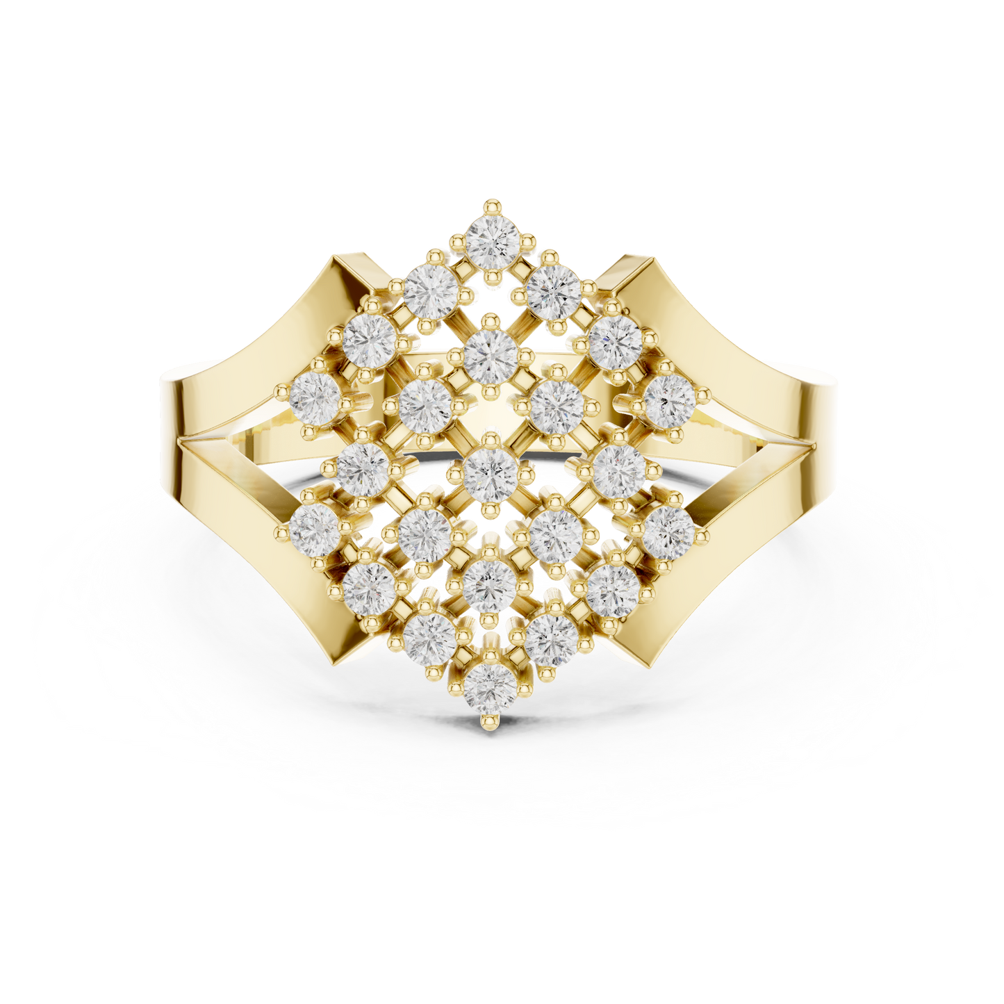 Round Halo Lab Grown Diamond Ring