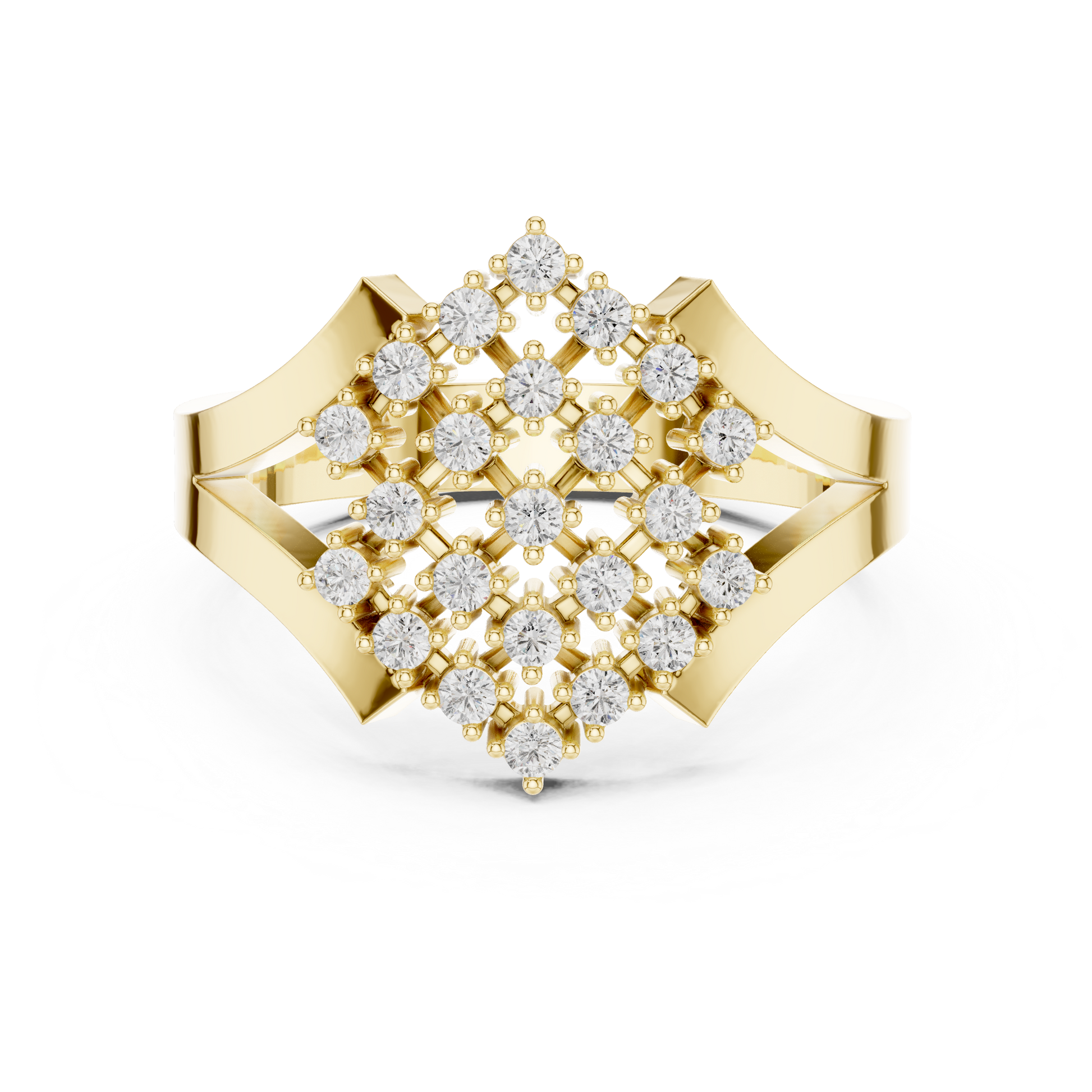 Round Halo Lab Grown Diamond Ring