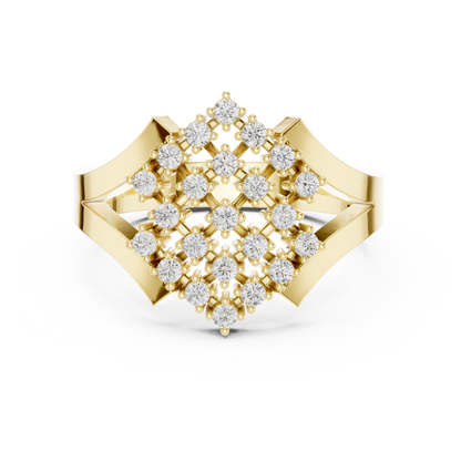 Round Halo Lab Grown Diamond Ring
