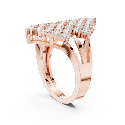 Round Halo Lab Grown Diamond Ring