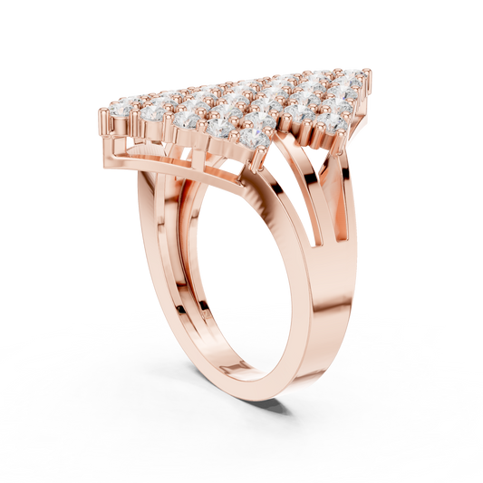 Round Halo Lab Grown Diamond Ring