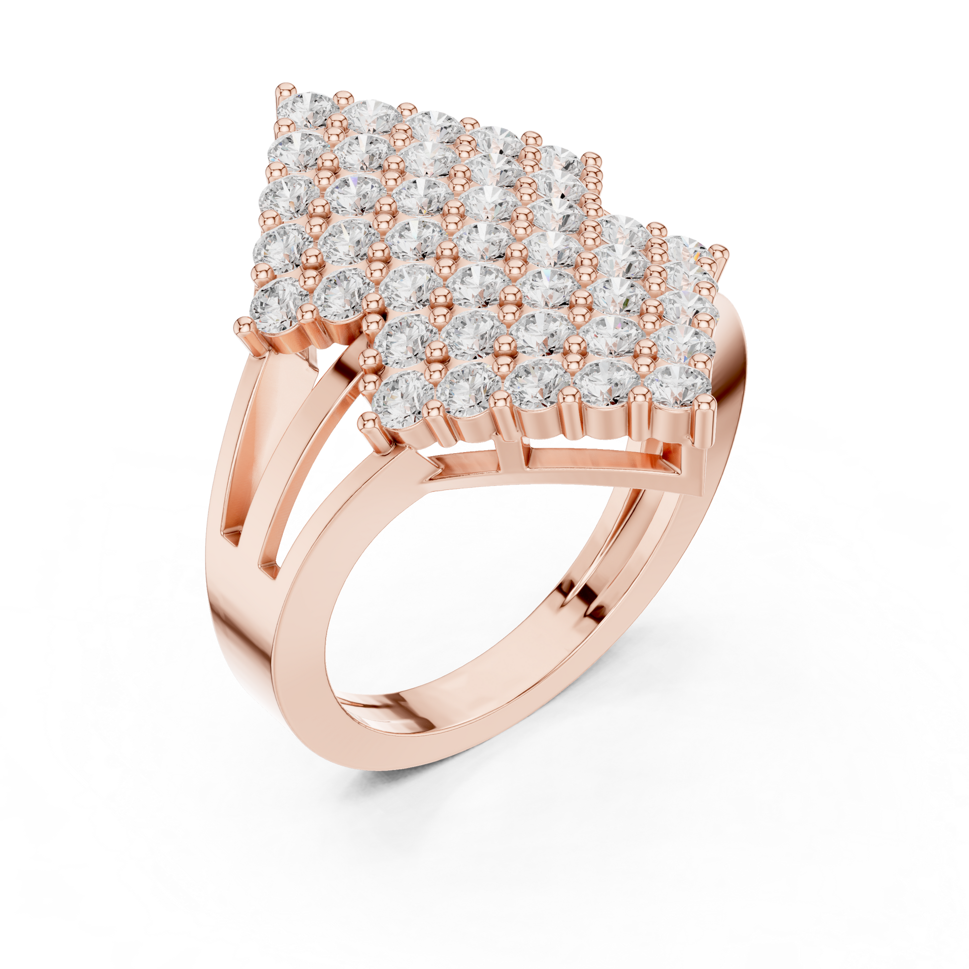 Round Halo Lab Grown Diamond Ring