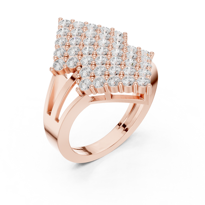 Round Halo Lab Grown Diamond Ring