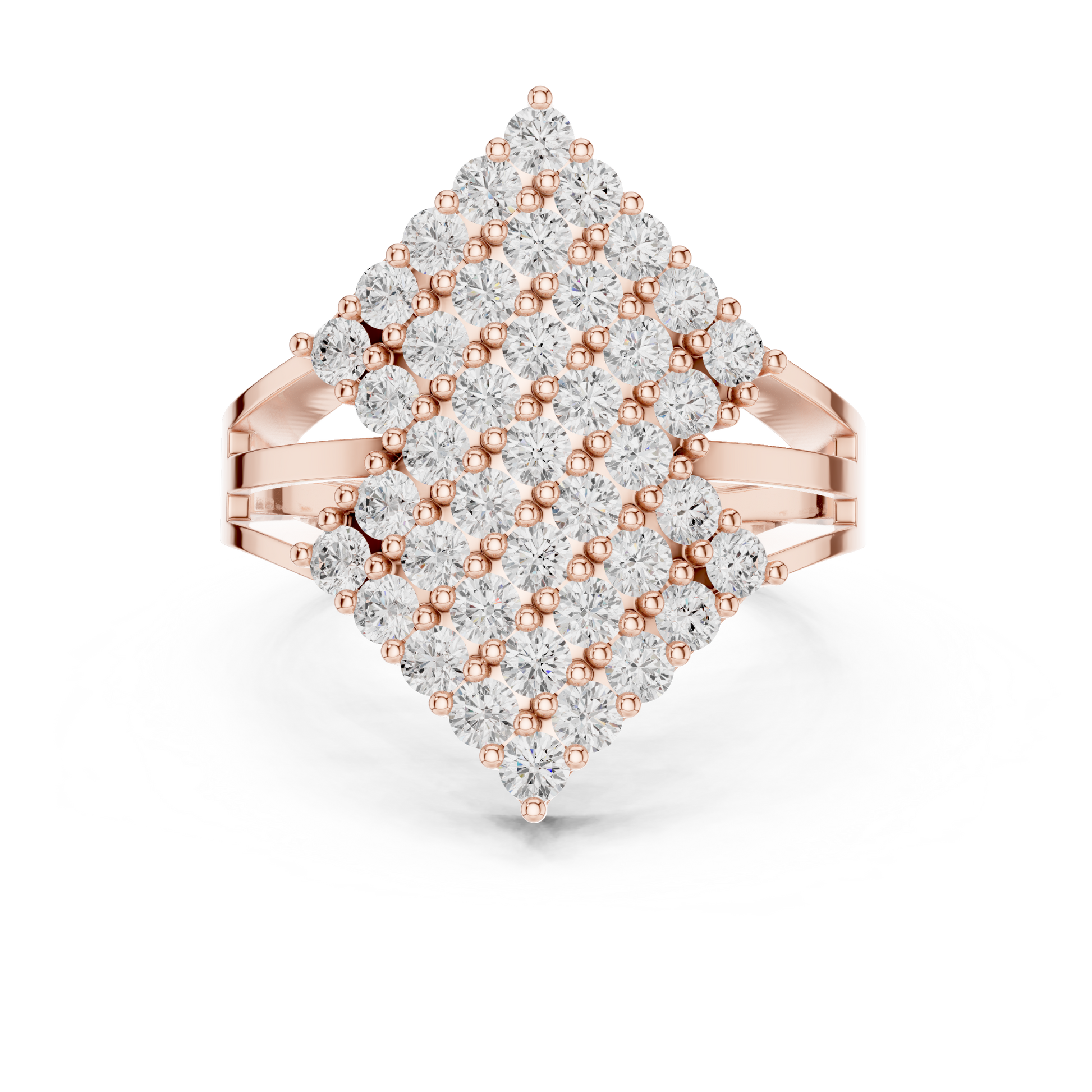 Round Halo Lab Grown Diamond Ring