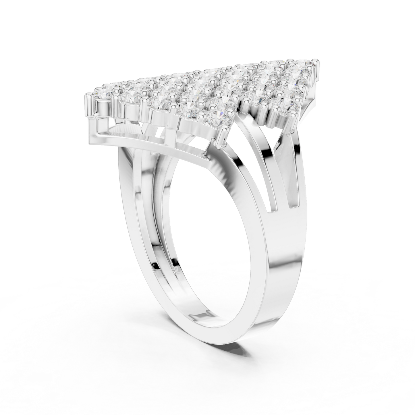 Round Halo Lab Grown Diamond Ring