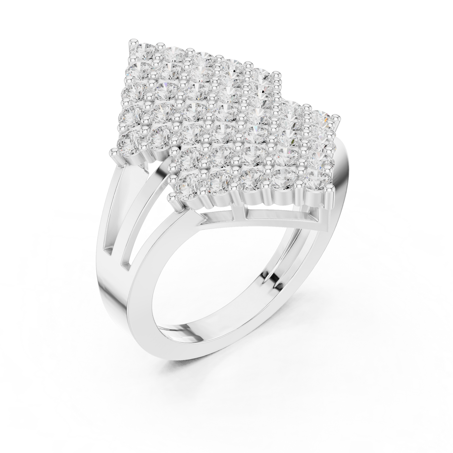 Round Halo Lab Grown Diamond Ring