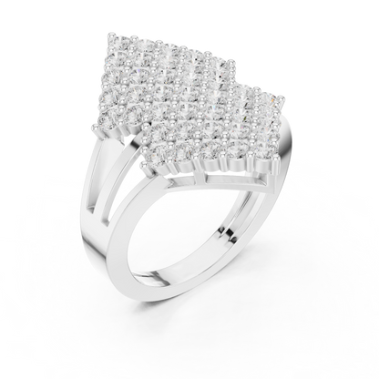 Round Halo Lab Grown Diamond Ring