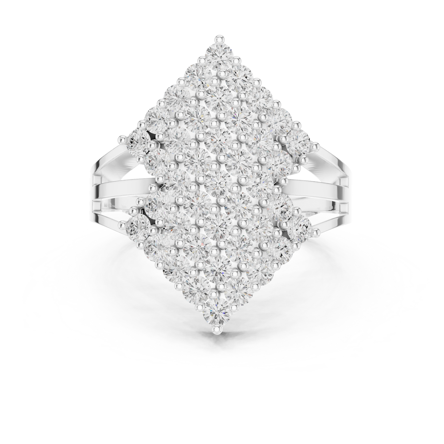 Round Halo Lab Grown Diamond Ring