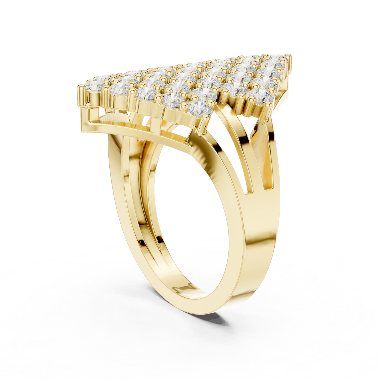 Round Halo Lab Grown Diamond Ring