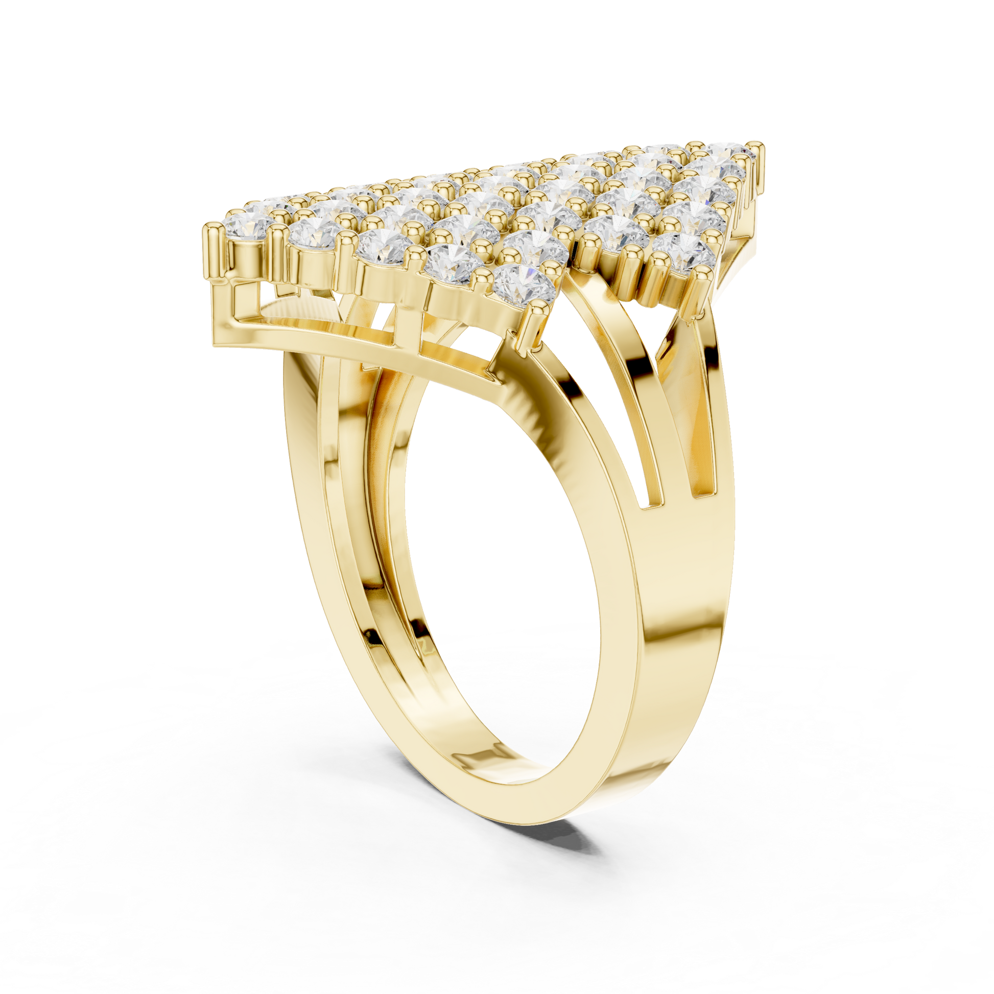 Round Halo Lab Grown Diamond Ring