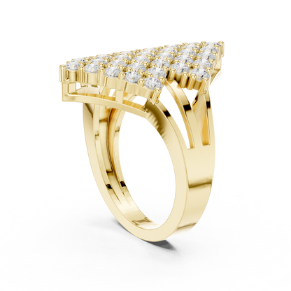 Round Halo Lab Grown Diamond Ring