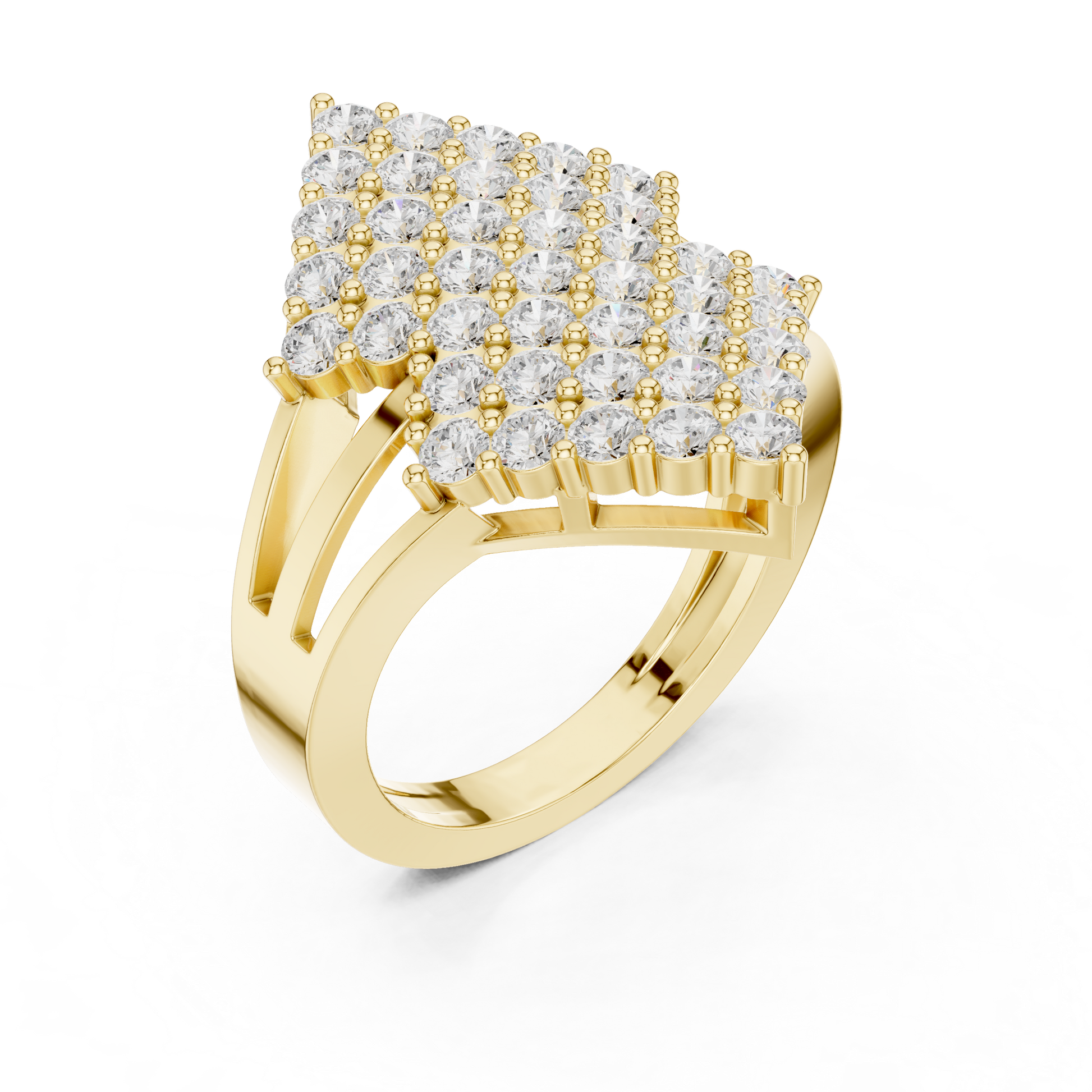Round Halo Lab Grown Diamond Ring