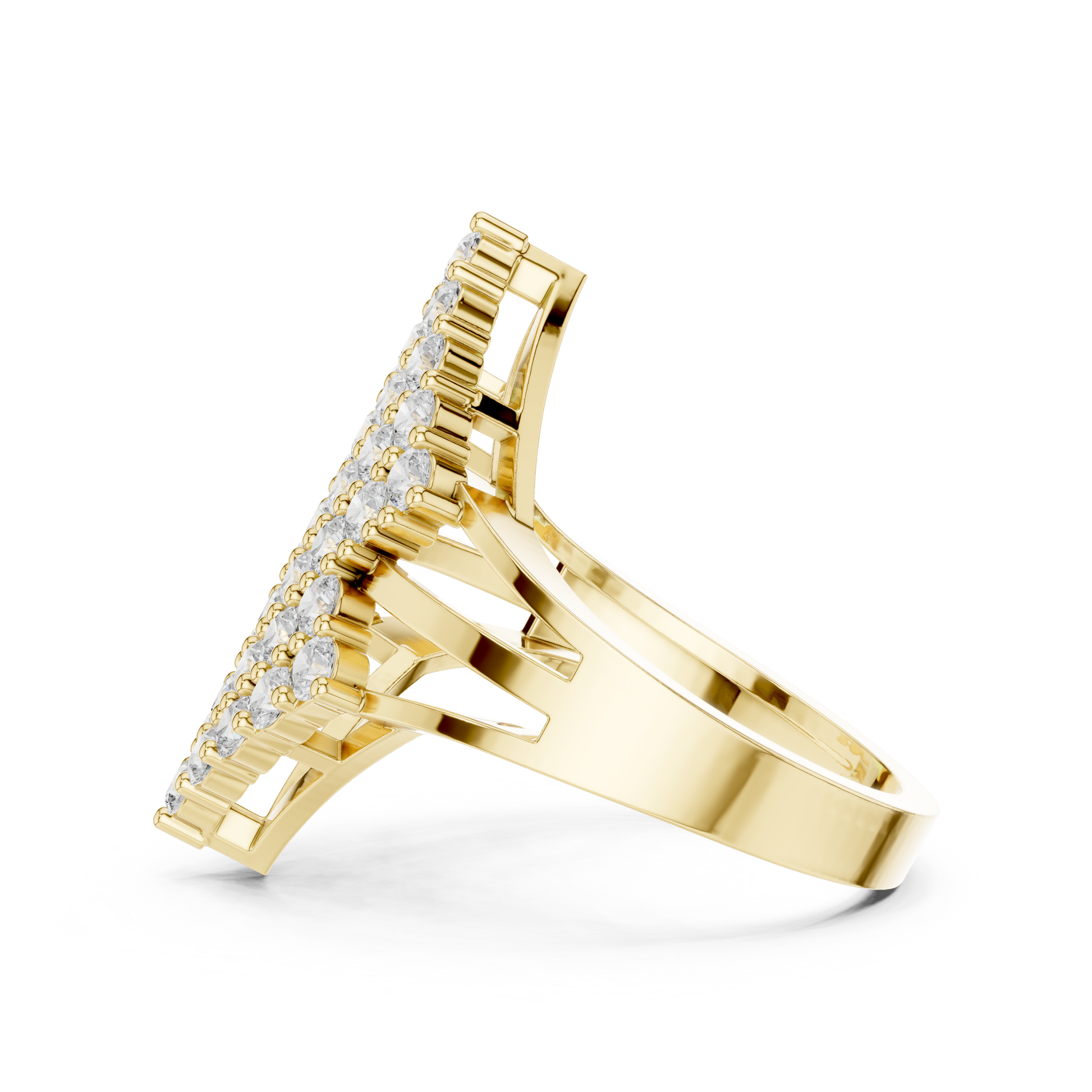 Round Halo Lab Grown Diamond Ring