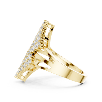 Round Halo Lab Grown Diamond Ring