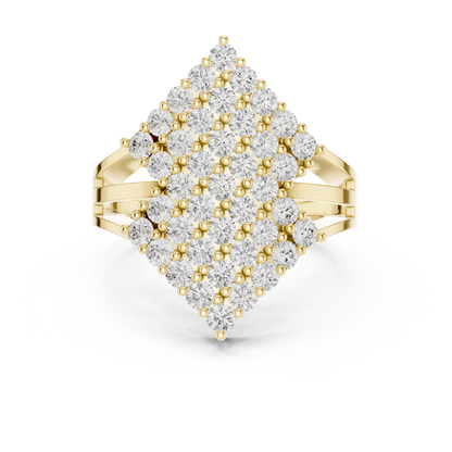 Round Halo Lab Grown Diamond Ring