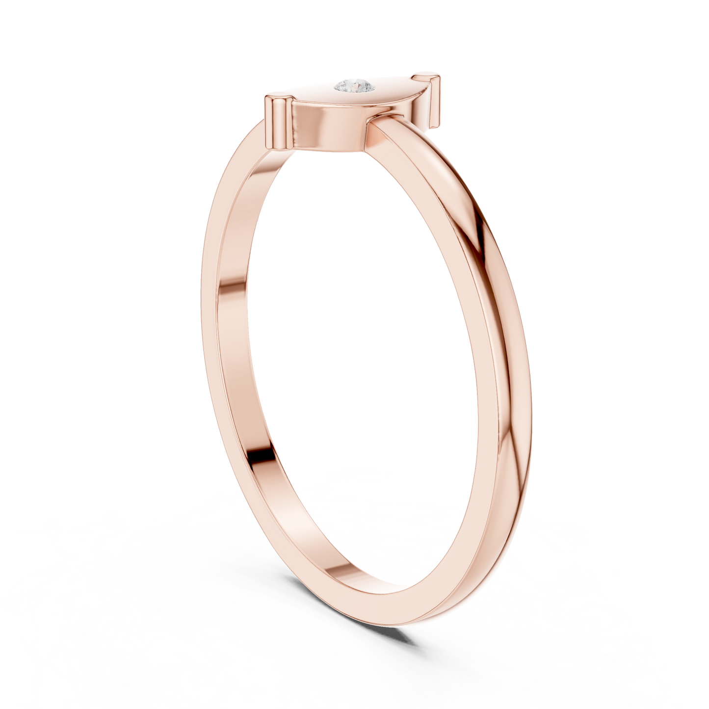 Round Solitaire Lab Grown Diamond Ring
