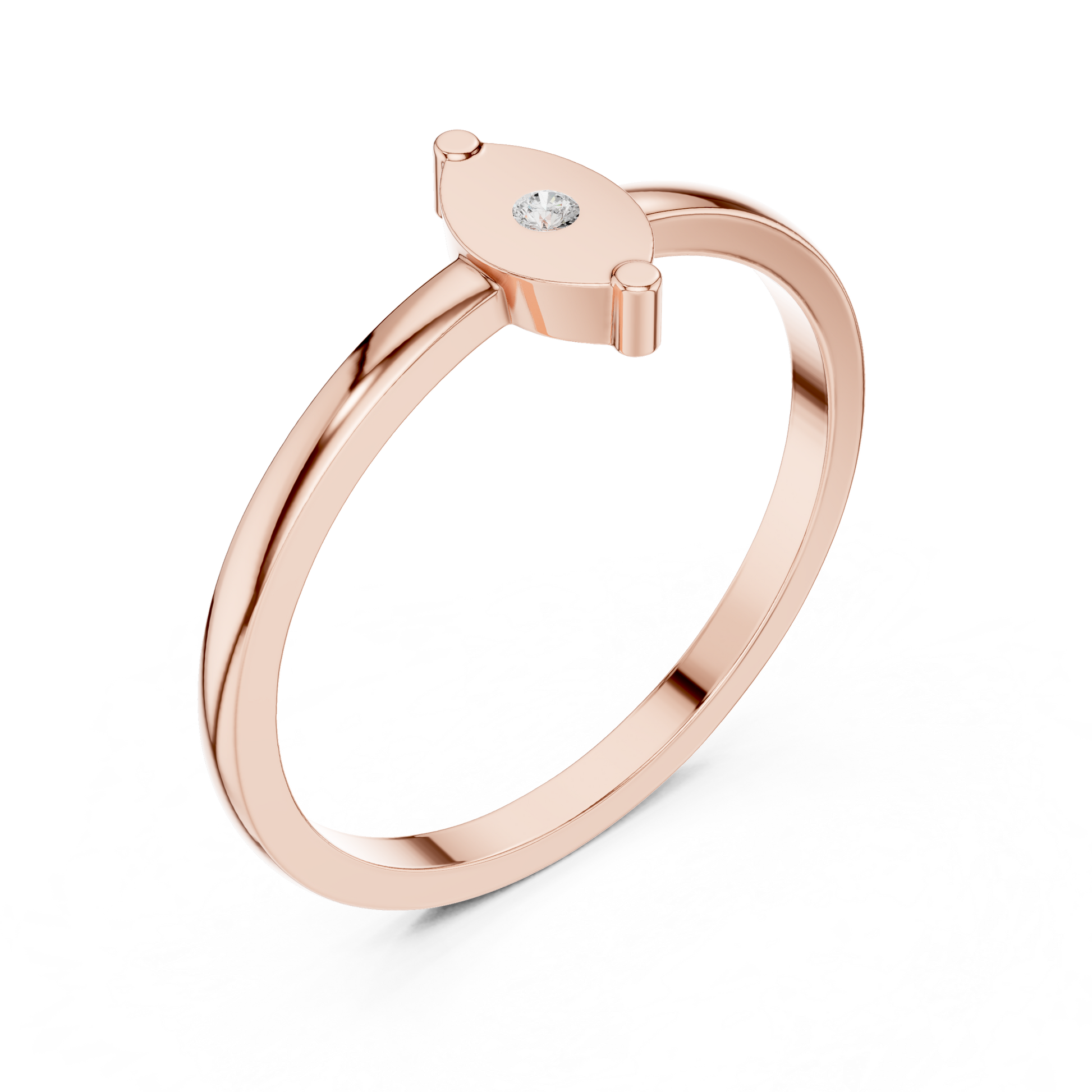 Round Solitaire Lab Grown Diamond Ring