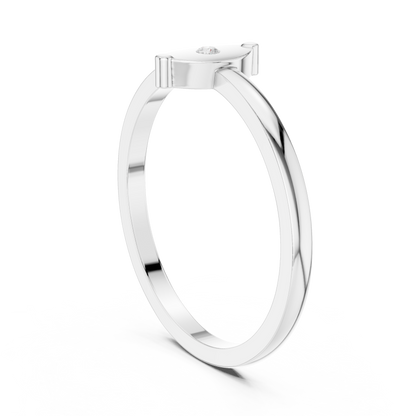 Round Solitaire Lab Grown Diamond Ring