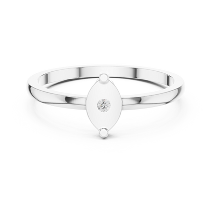Round Solitaire Lab Grown Diamond Ring