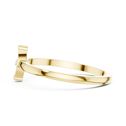 Round Solitaire Lab Grown Diamond Ring