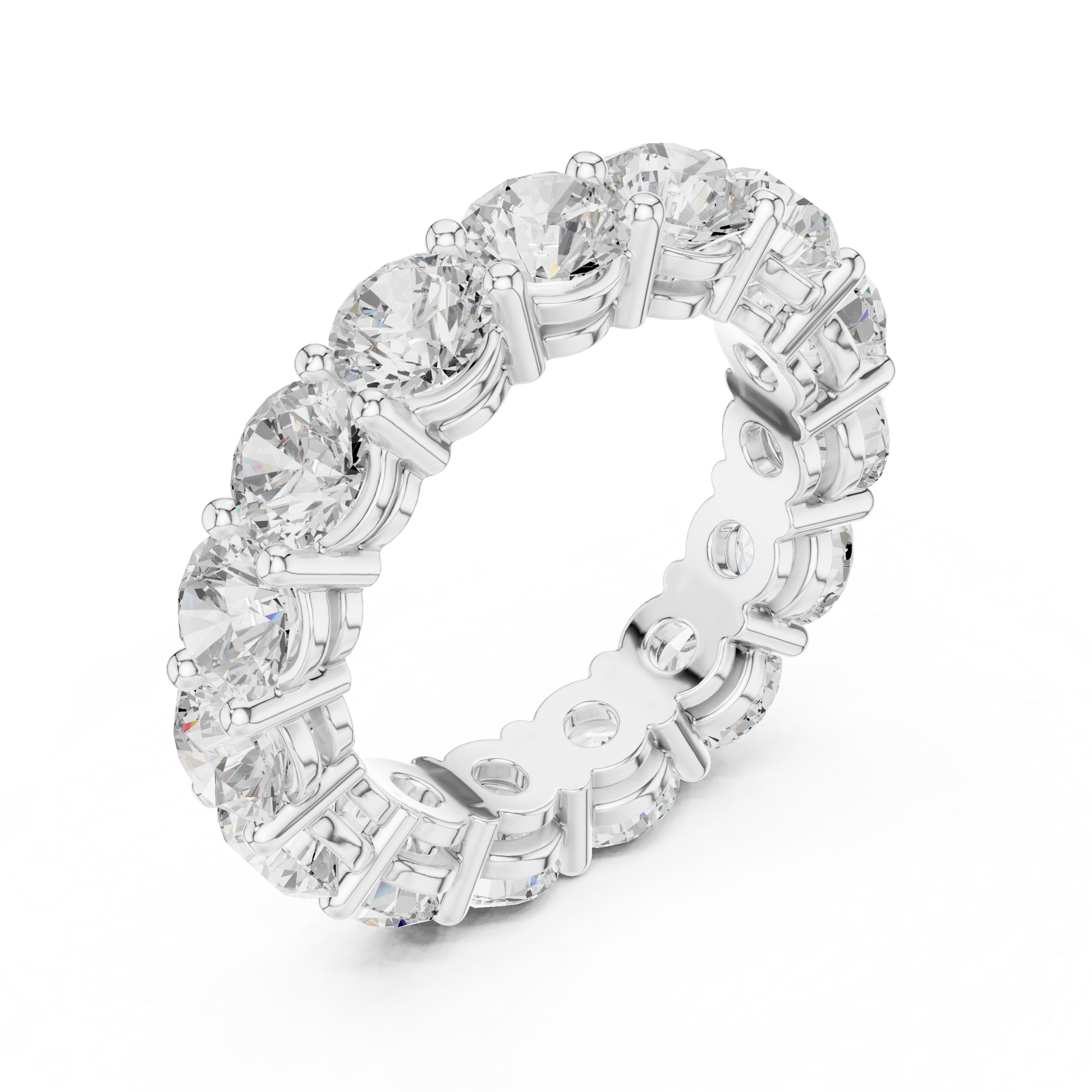 Mixed Shape Lab Grown Diamond Eternity Ring