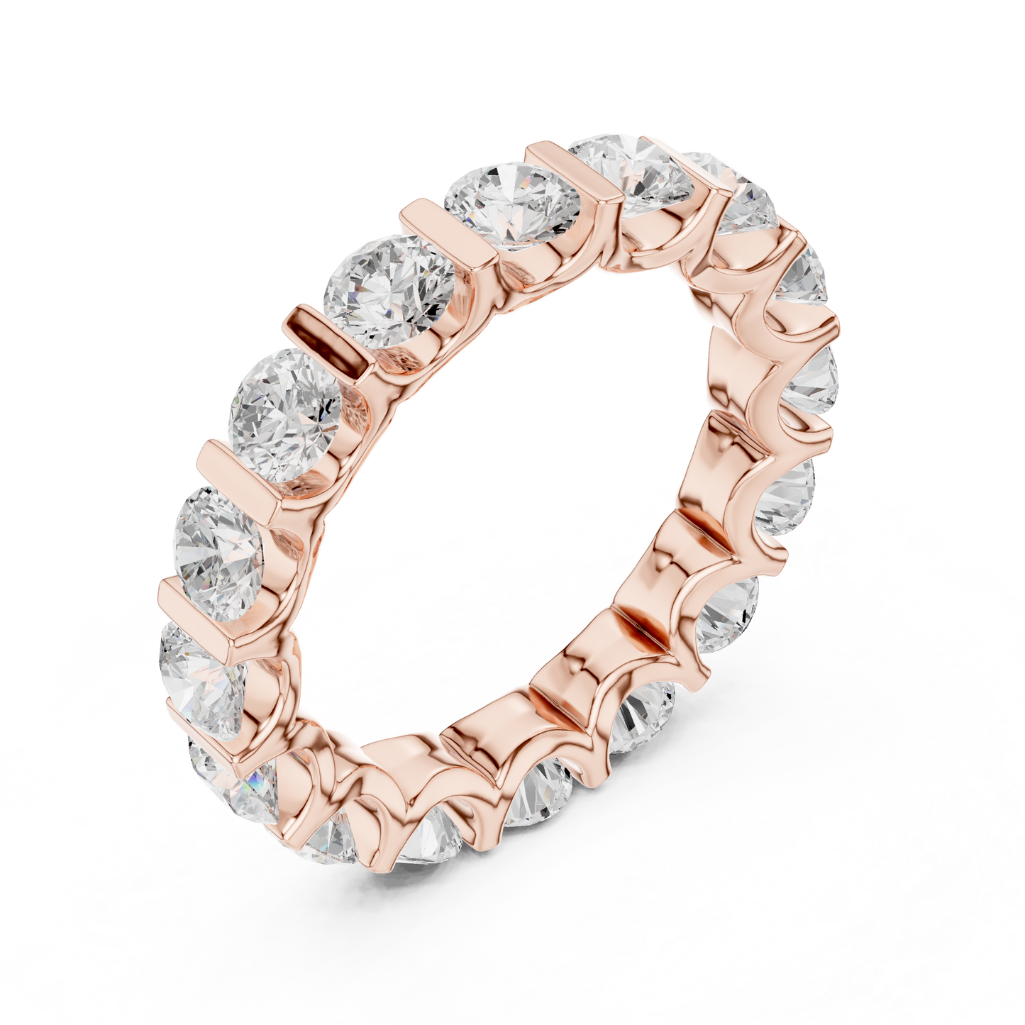 Round Eternity Lab Grown Diamond Ring