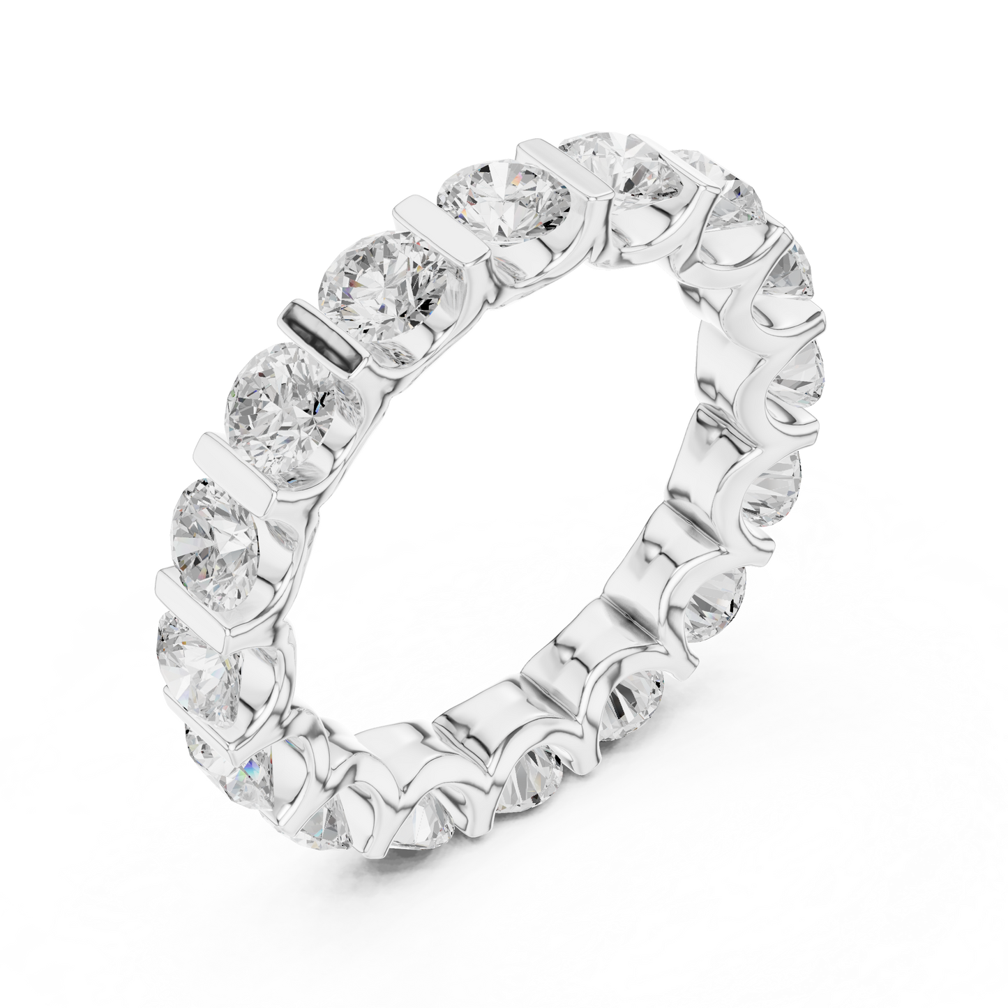 Round Eternity Lab Grown Diamond Ring