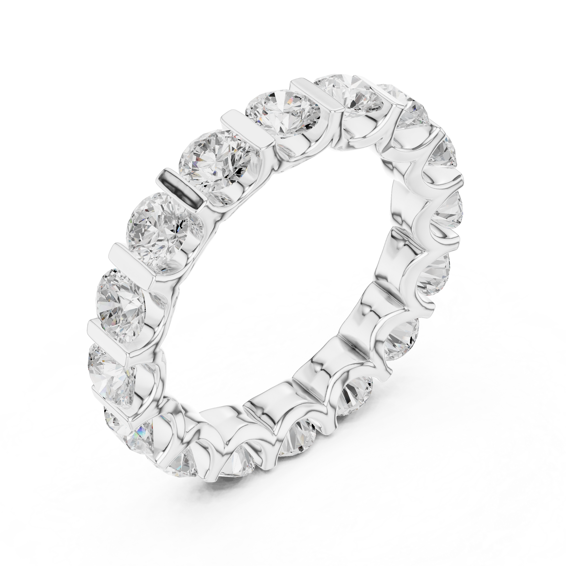 Round Eternity Lab Grown Diamond Ring