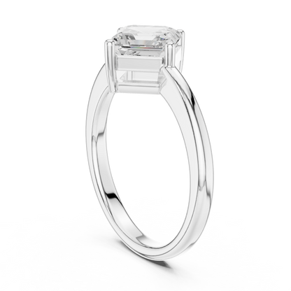 Mixed Shape Lab Grown Diamond Solitaire Ring