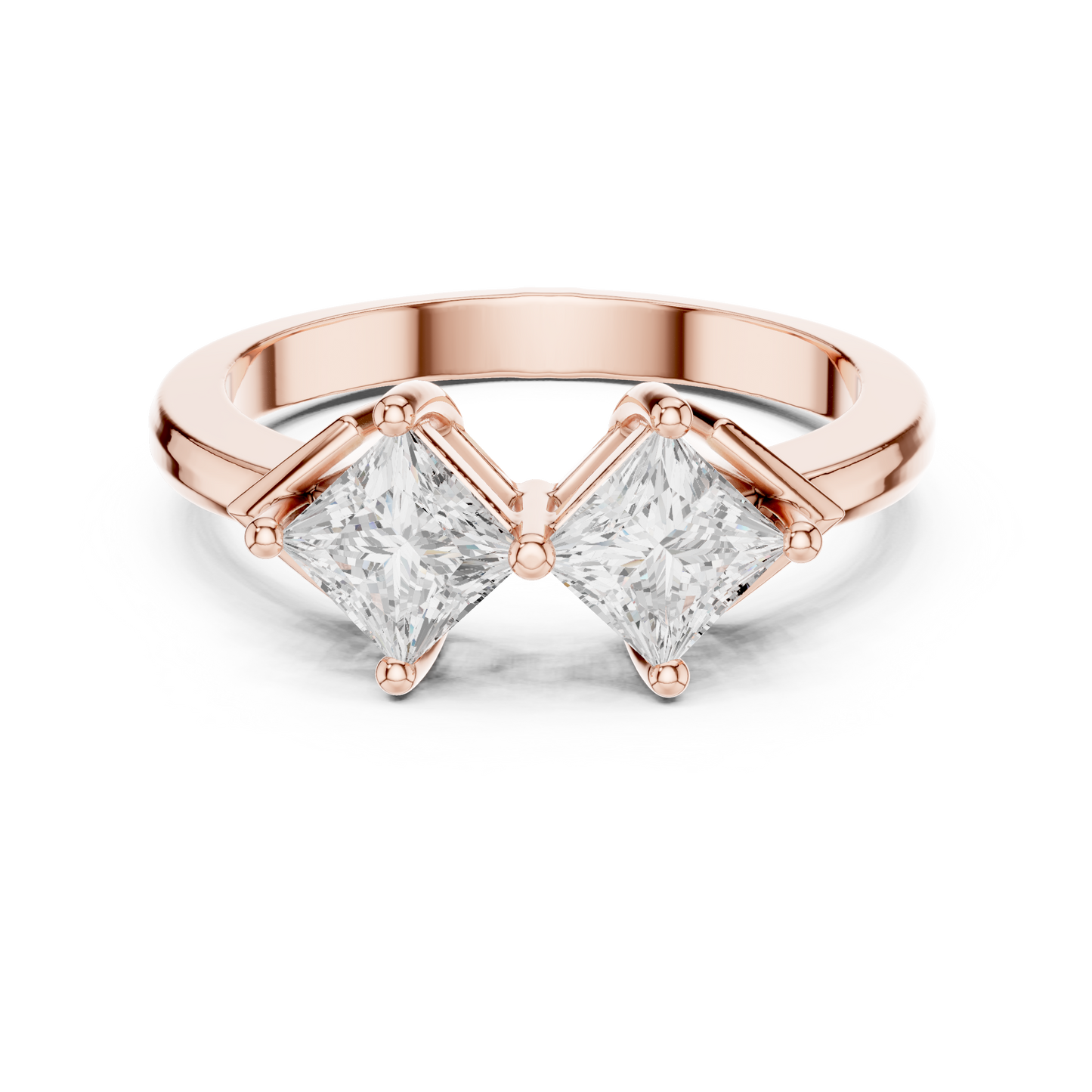 Mixed Shape Lab Grown Diamond Three Stone Ring