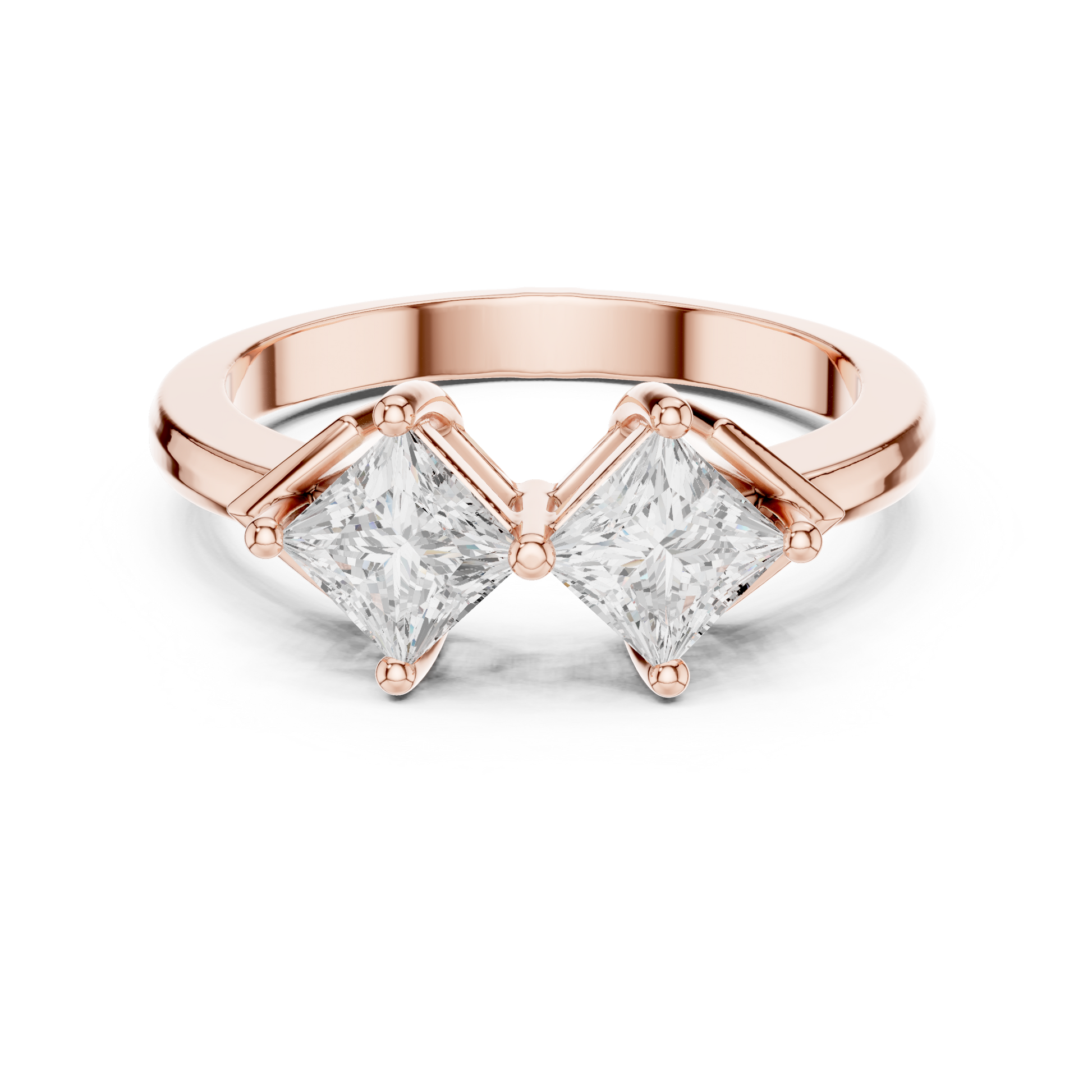 Mixed Shape Lab Grown Diamond Three Stone Ring